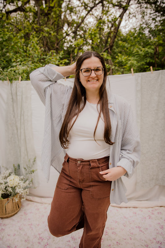 Sea breeze - Oversized Button Up