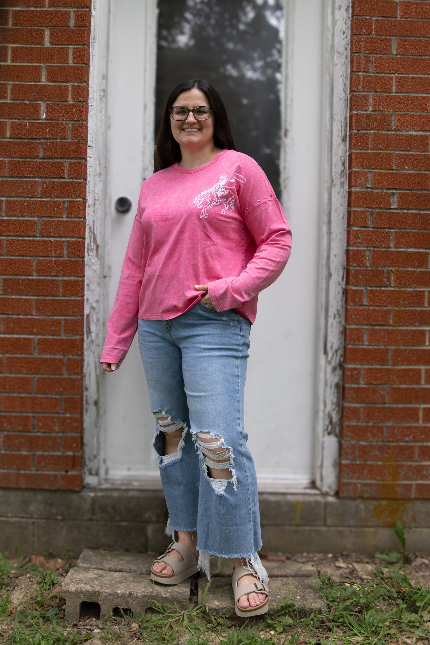 Cowgirl up long sleeve