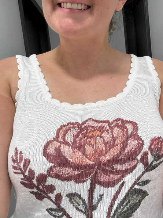 Stop and Smell the Roses tank