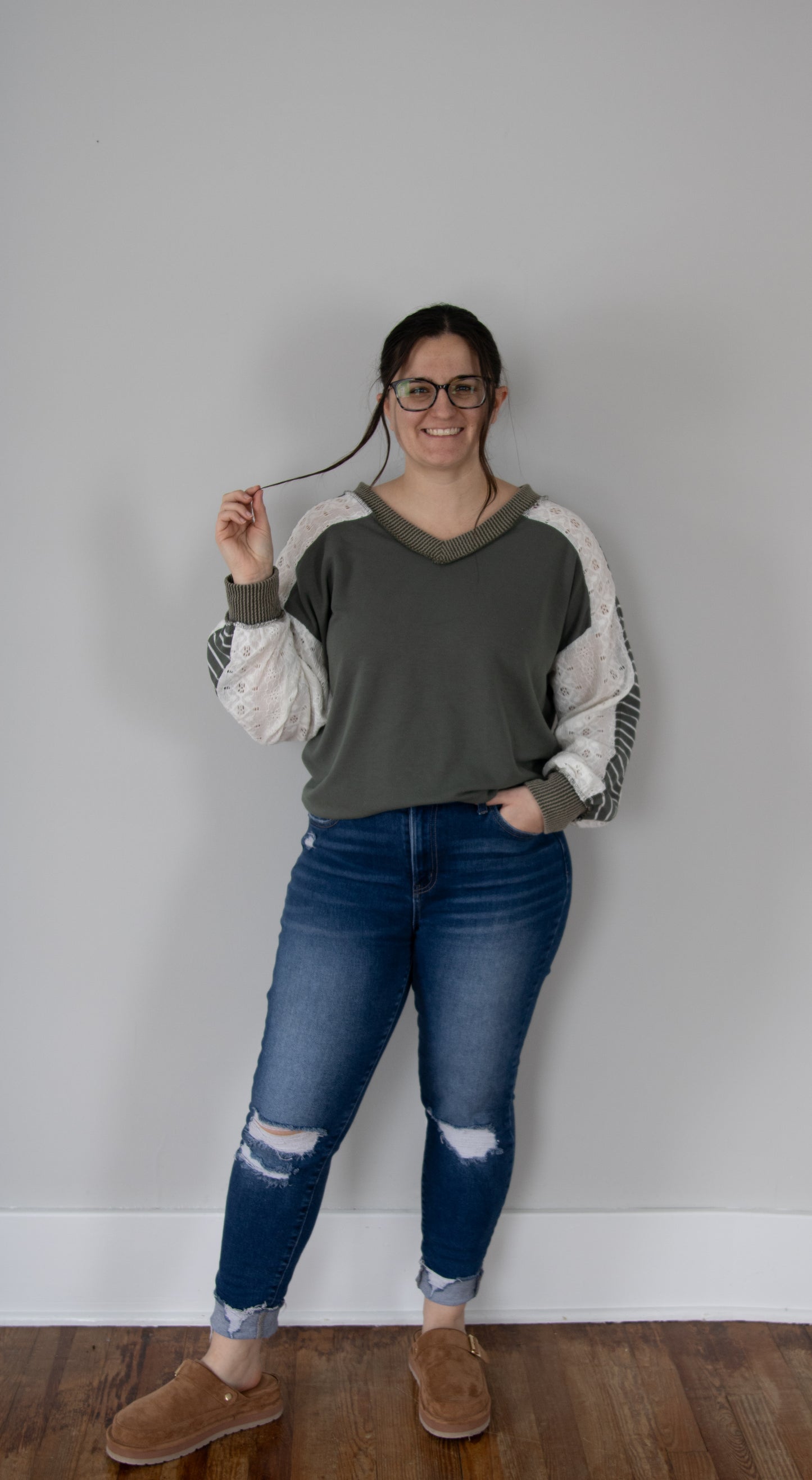 Olive Lacey Long Sleeve