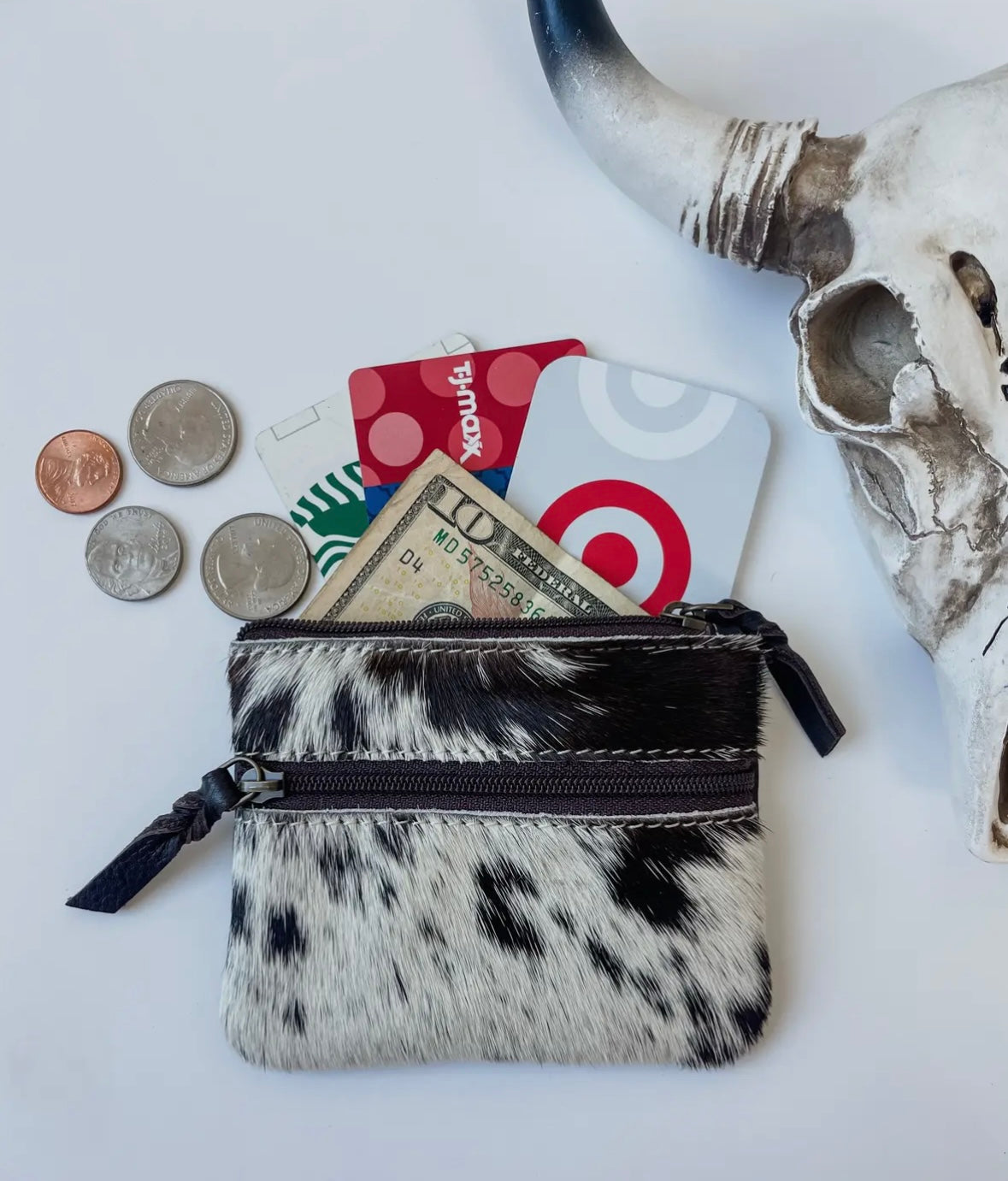 Cowhide Coin Wallet