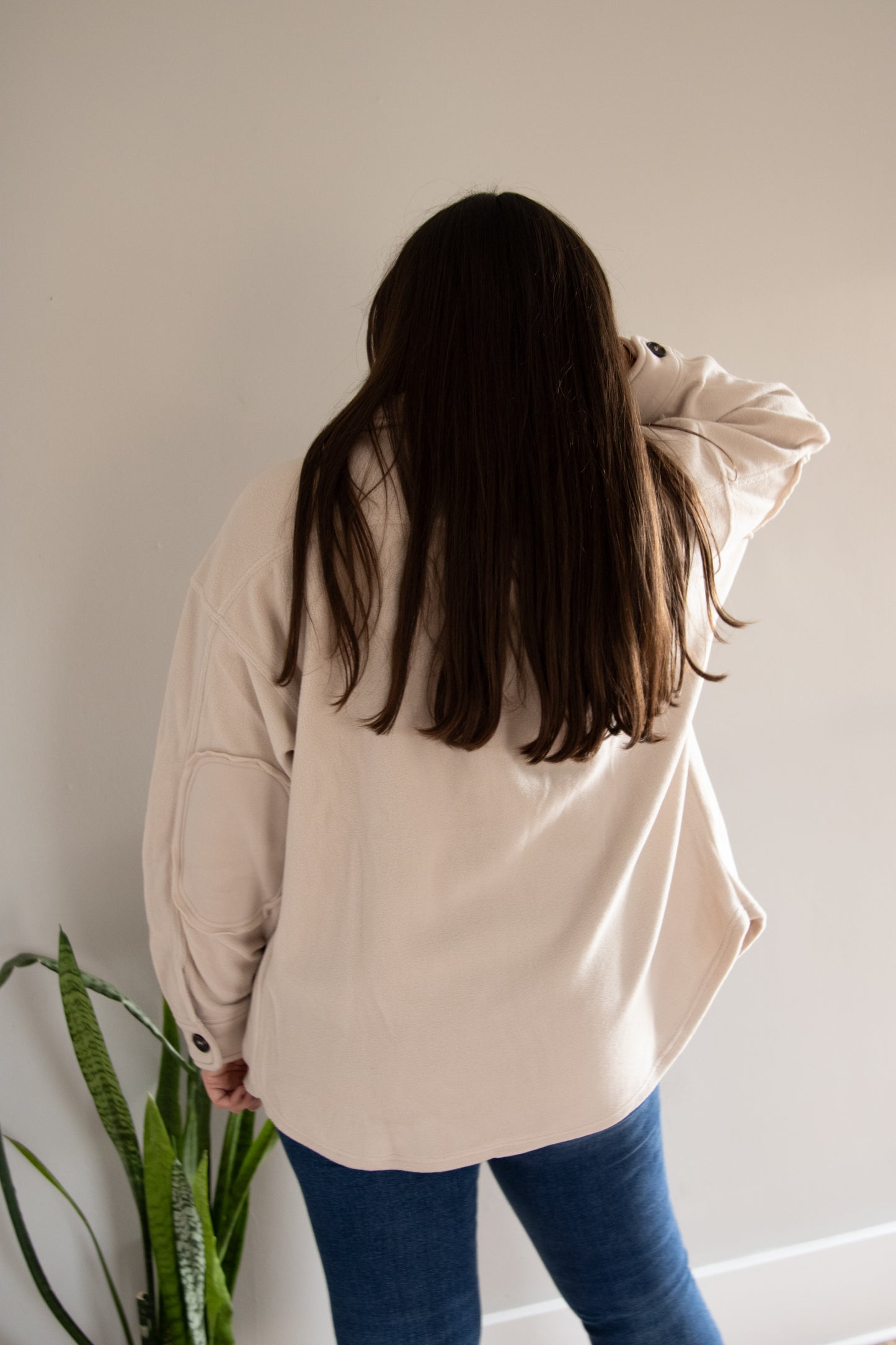 Fleece button up