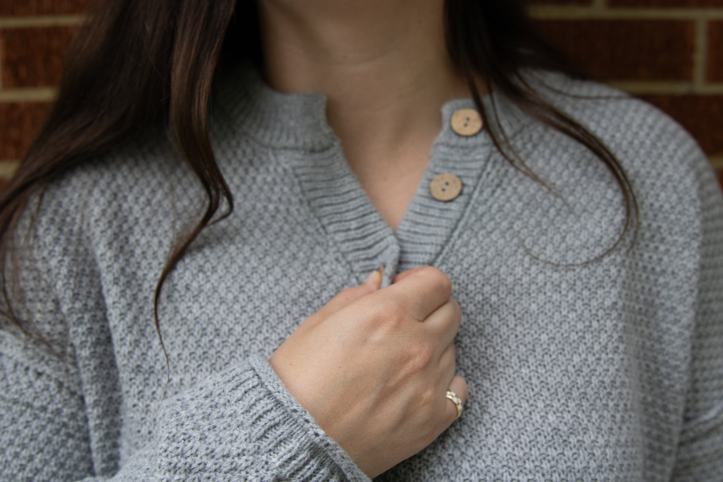 Slate & Cozy Sweater