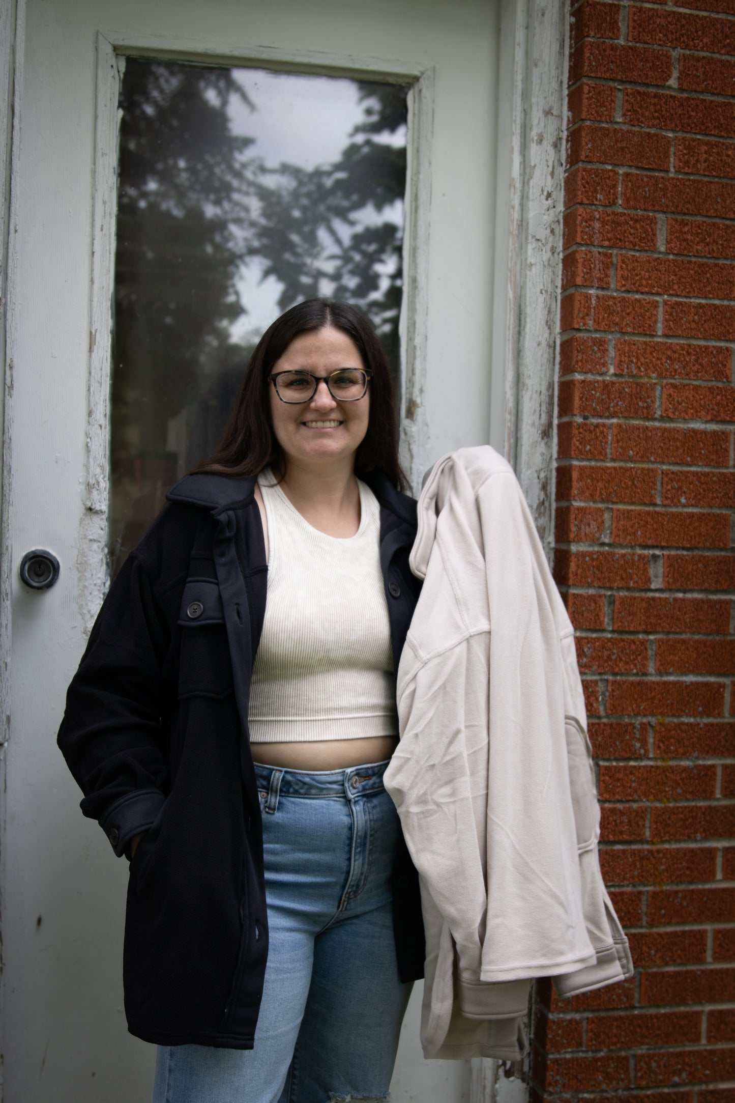 Fleece button up