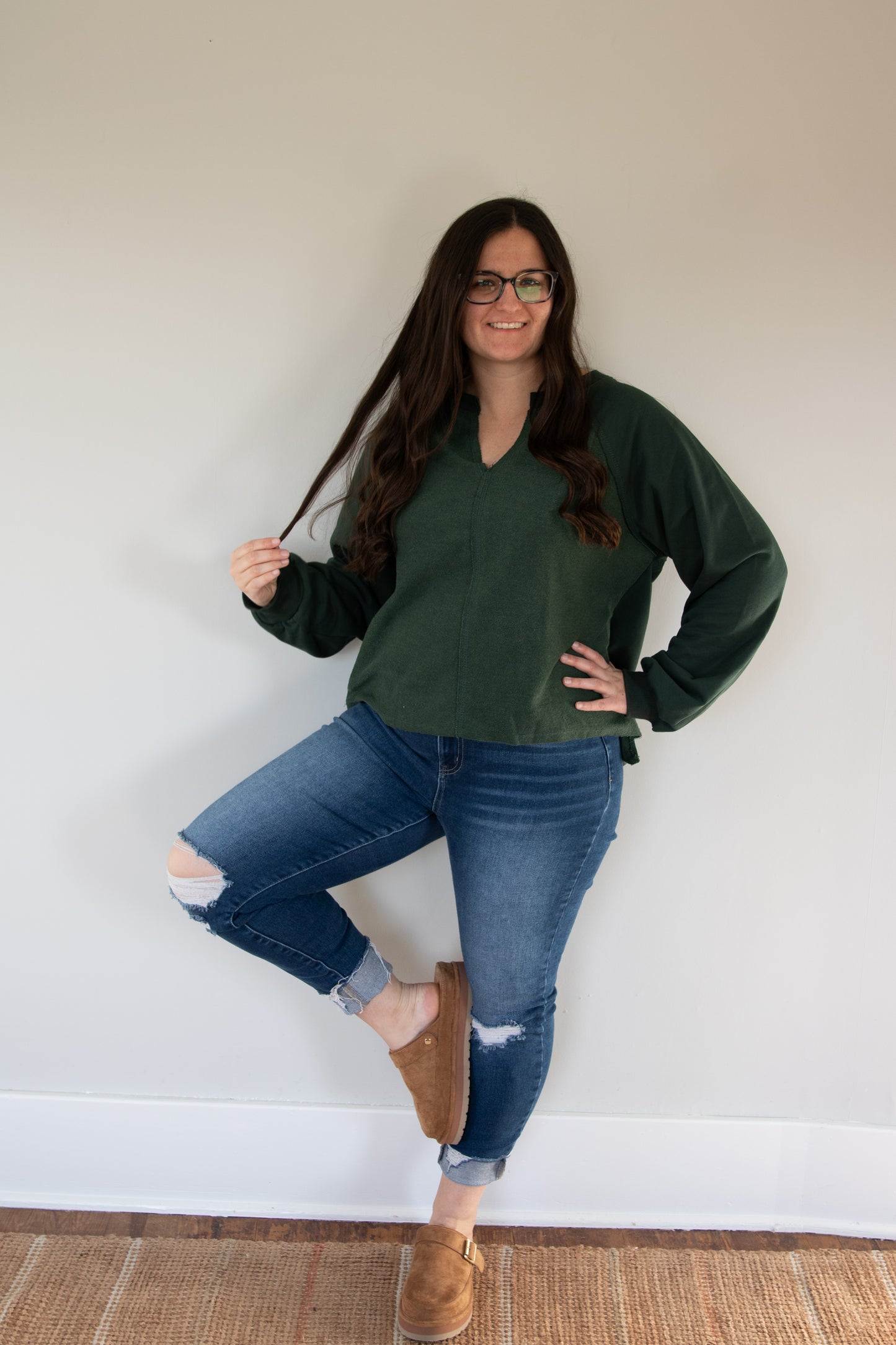 THE HUNTER (long sleeve knit top)
