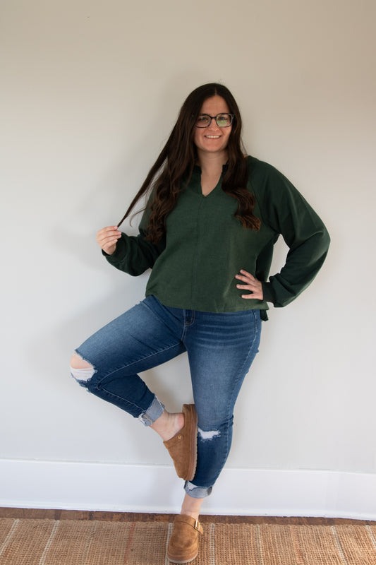 THE HUNTER (long sleeve knit top)