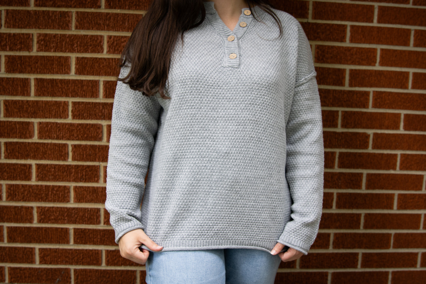 Slate & Cozy Sweater