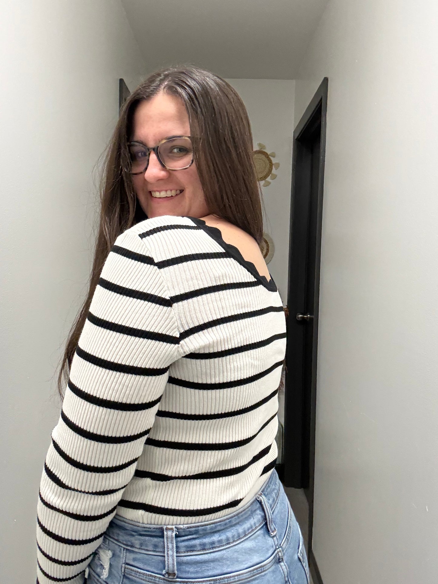 Scallop Edge Sweater