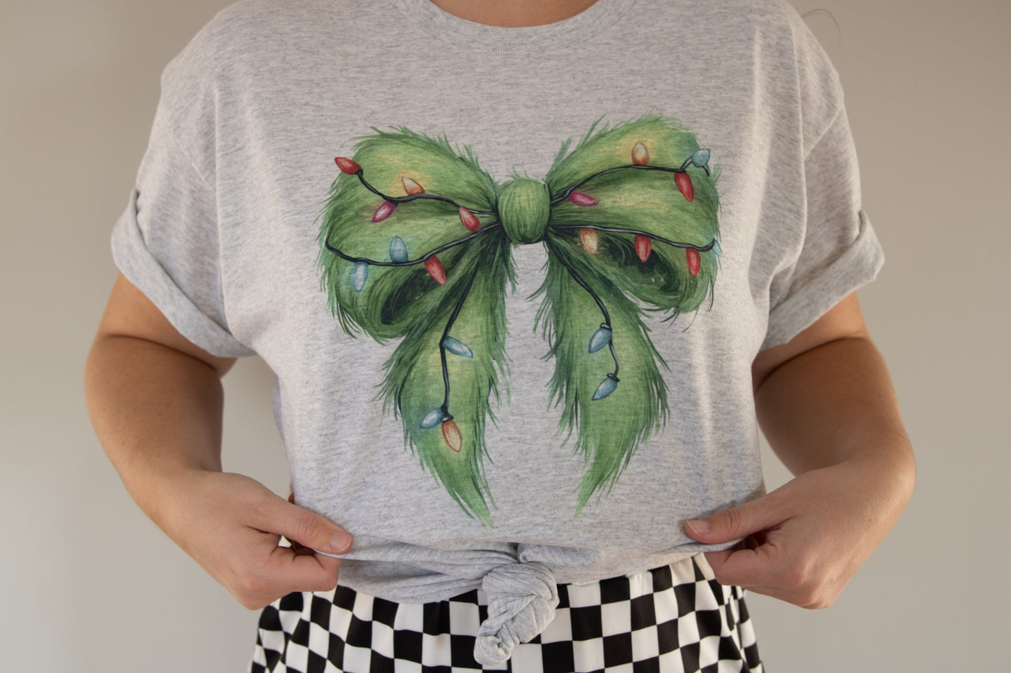 Christmas Bow Tee