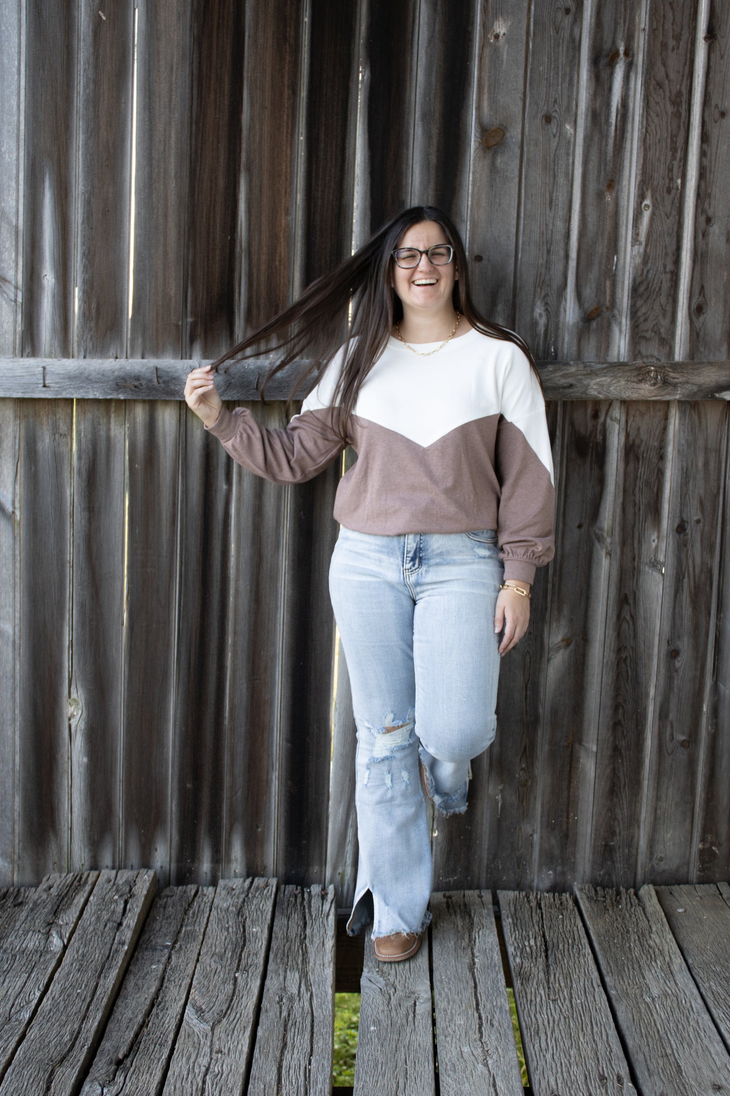 Colorblock Pullover
